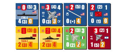 ■シミュレーションゲーム専門誌■【Command Magazine(コマンドマガジン) 】第157号『第6艦隊 SIXTH FLEET』カウンター