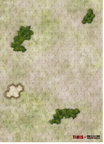 コマンド：『TANKS+』 マップ（B3判・全体）